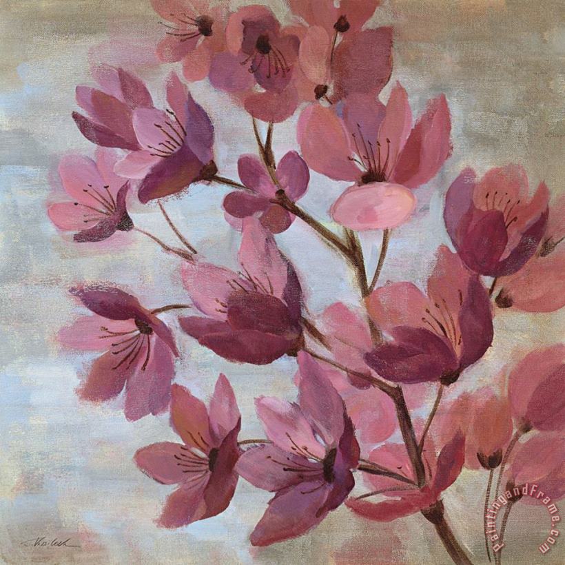 April Blooms I painting - Silvia Vassileva April Blooms I Art Print