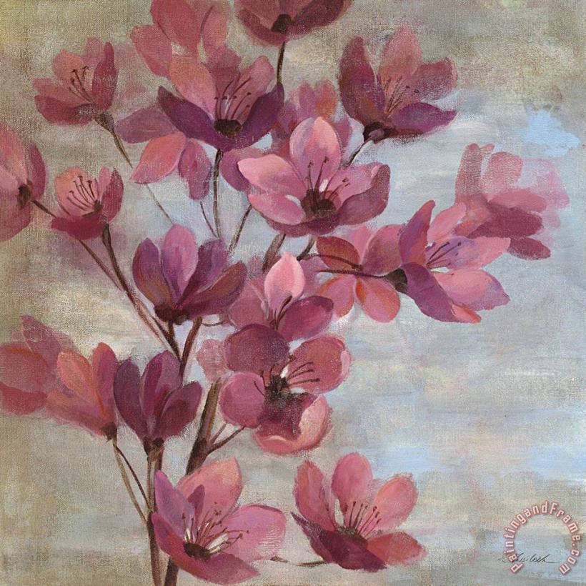 April Blooms II painting - Silvia Vassileva April Blooms II Art Print