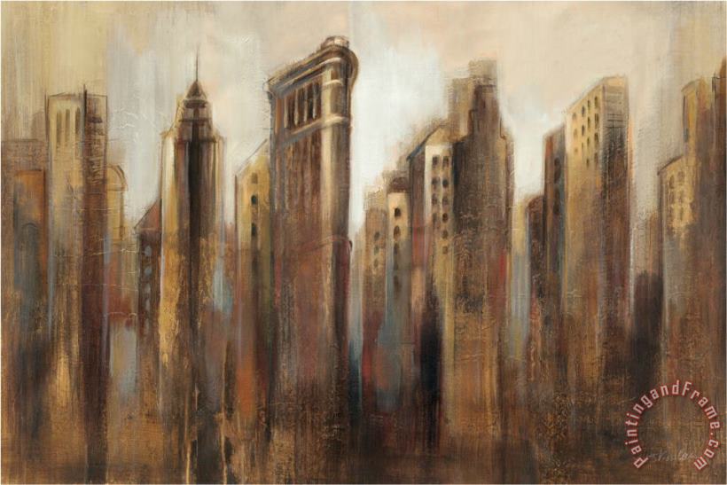 Silvia Vassileva Flatiron Skyline Art Painting