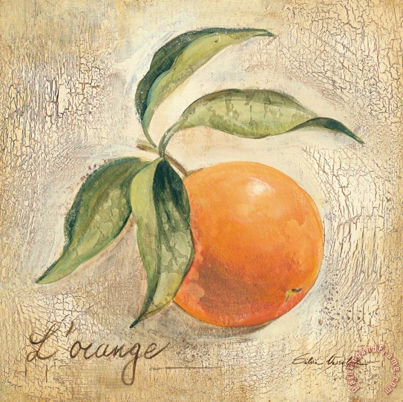 Silvia Vassileva L Orange Art Print