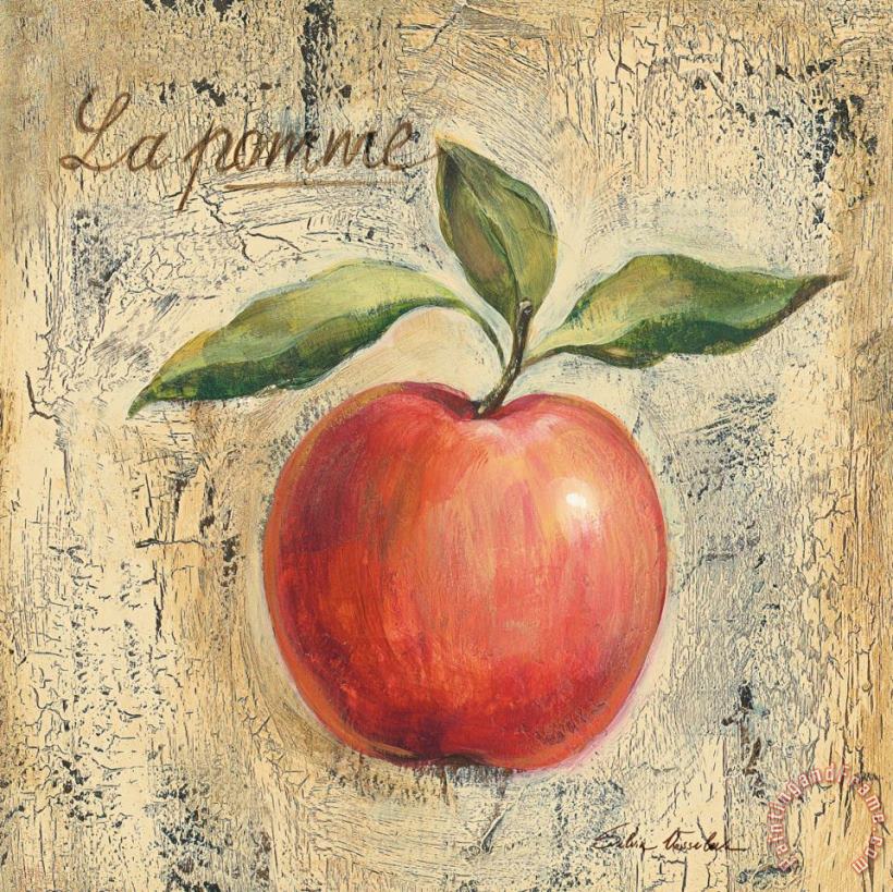 La Pomme painting - Silvia Vassileva La Pomme Art Print