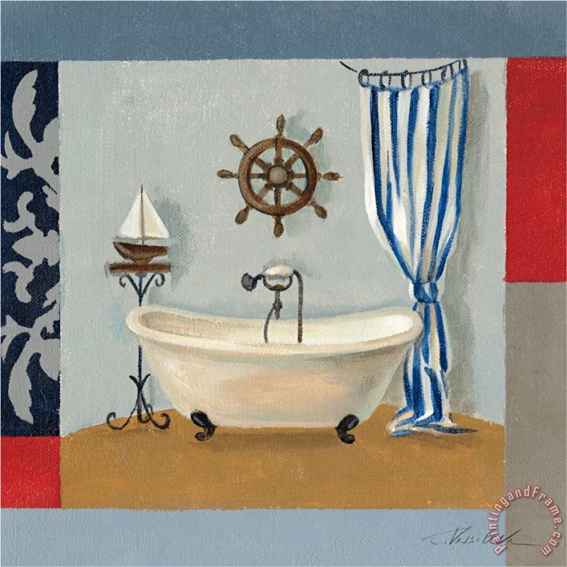 Silvia Vassileva Nautical Bath II Art Painting