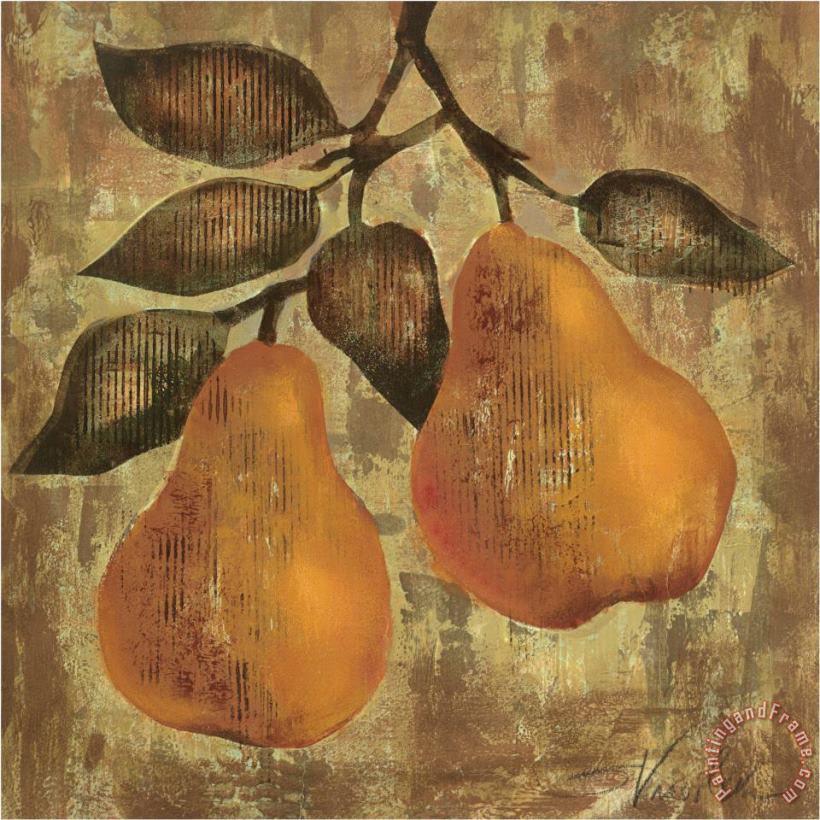 Pear painting - Silvia Vassileva Pear Art Print
