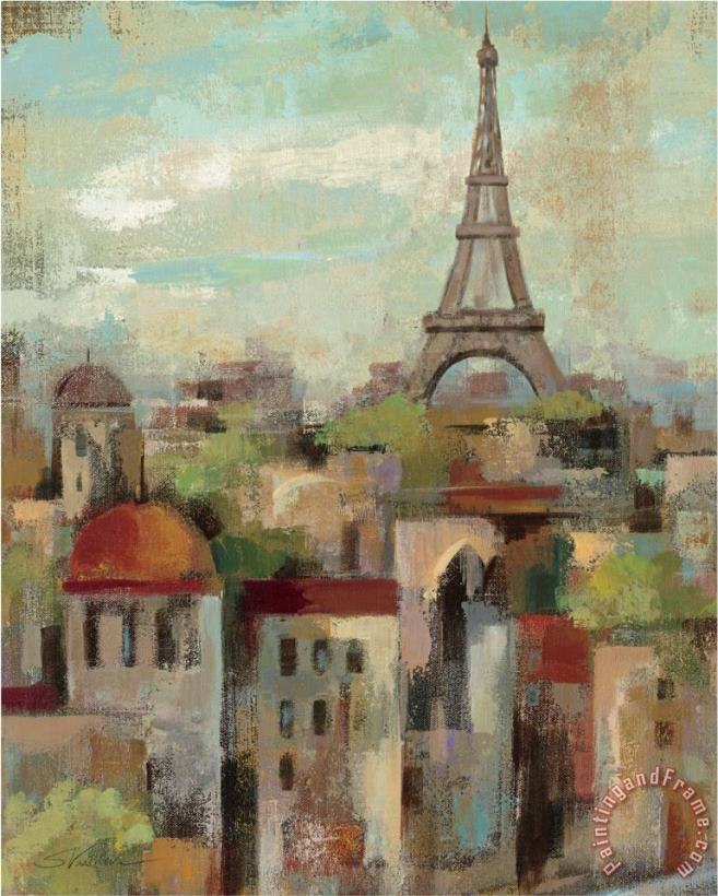 Silvia Vassileva Spring in Paris II Art Painting