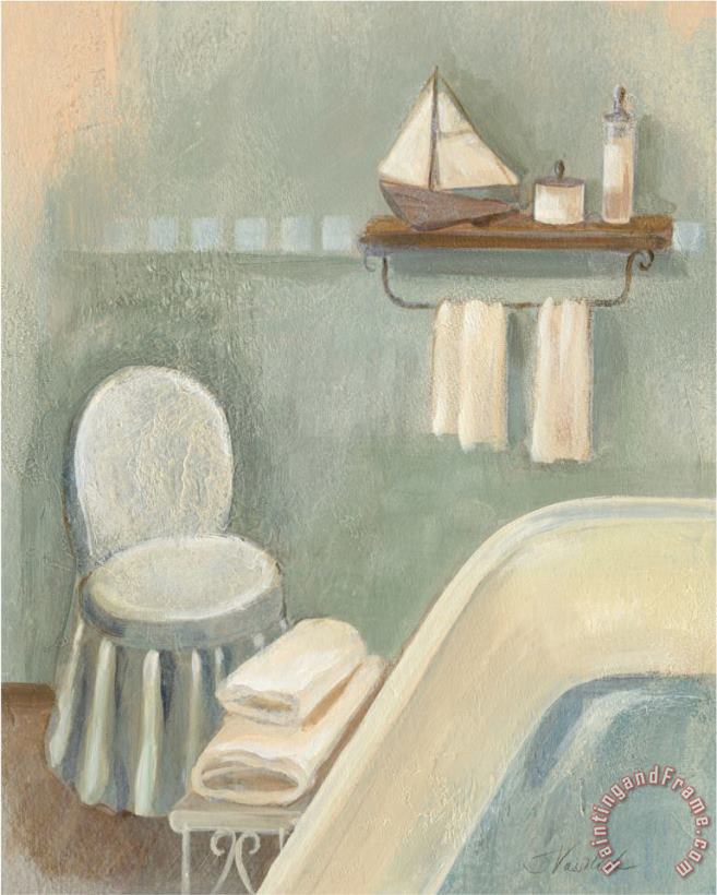 Steam Bath I painting - Silvia Vassileva Steam Bath I Art Print