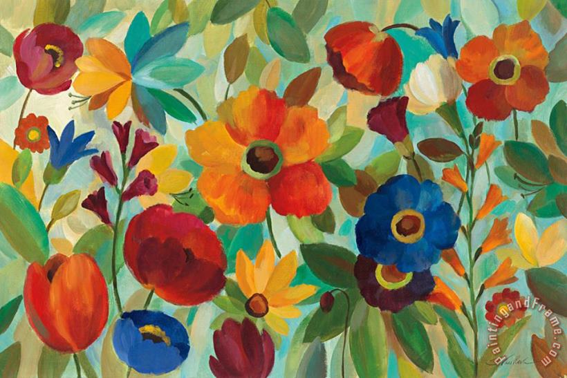 Silvia Vassileva Summer Floral V Art Painting