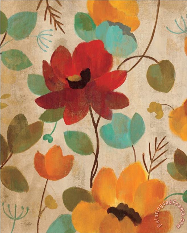 Silvia Vassileva Vibrant Embroidery II Art Painting