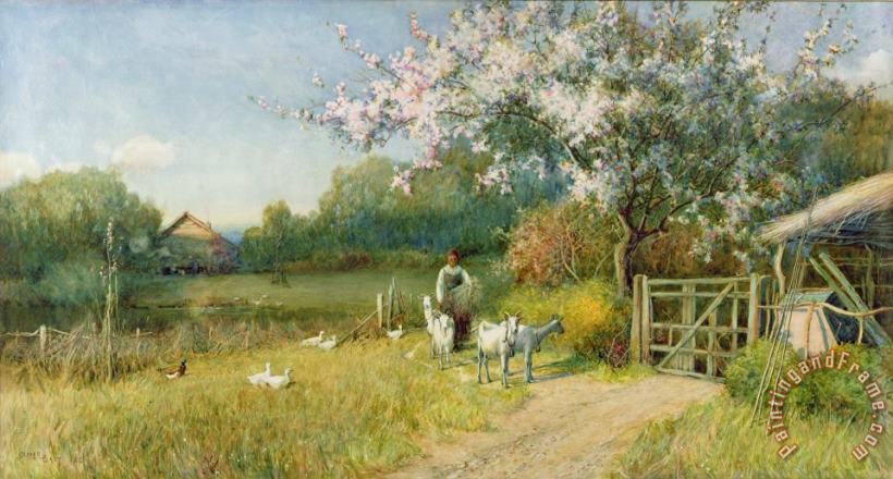 Sir Alfred East Springtime Art Painting