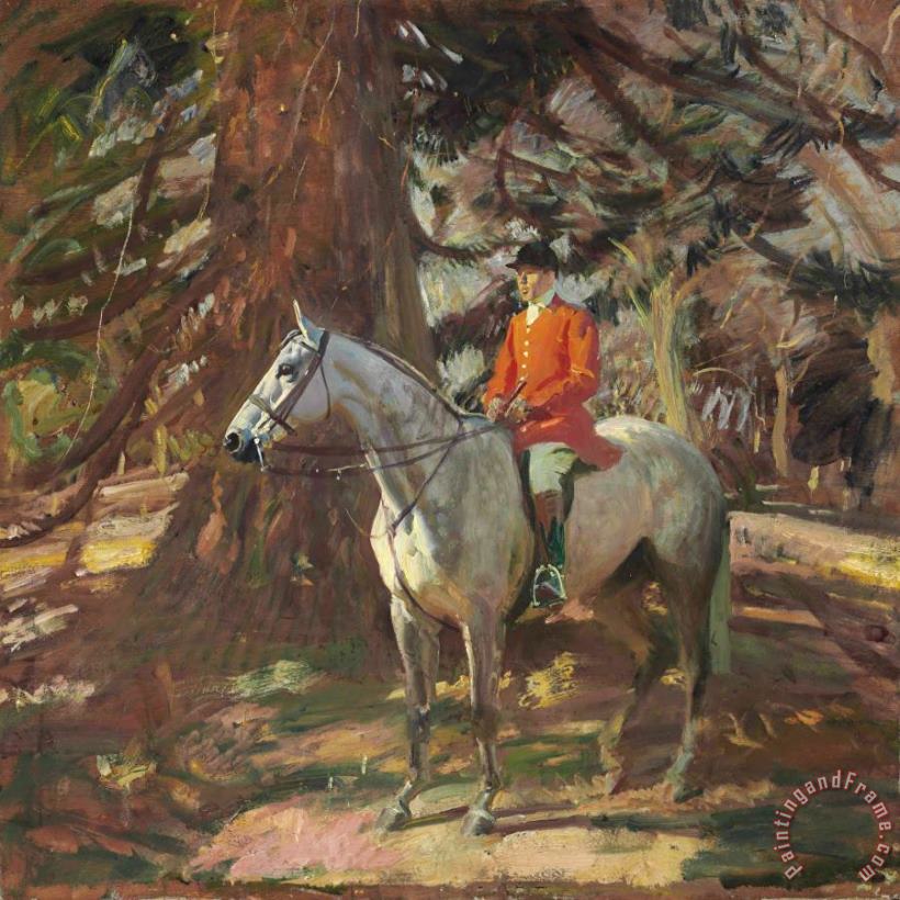 The Whip painting - Sir Alfred James Munnings The Whip Art Print