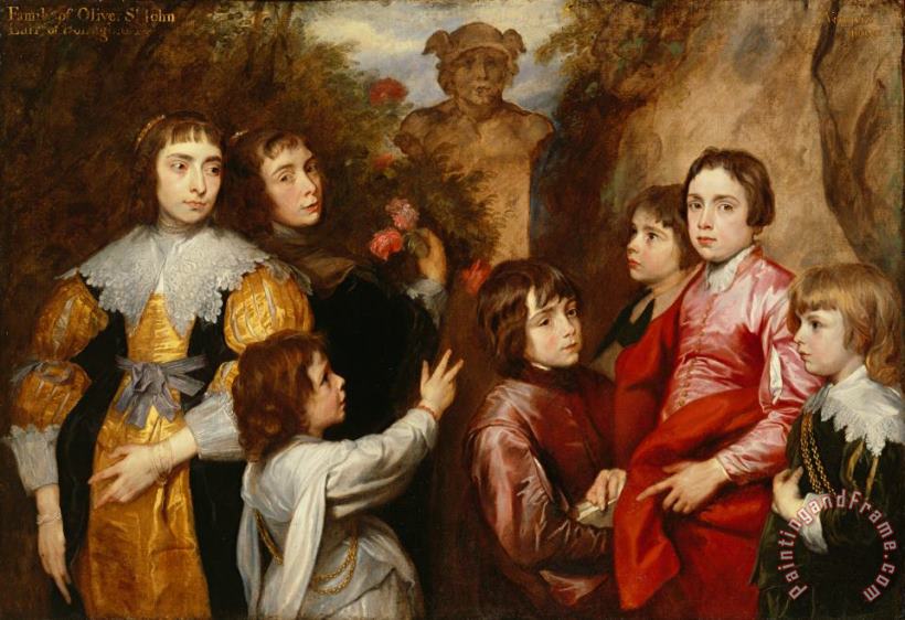 A Family Group painting - Sir Anthony van Dyck A Family Group Art Print