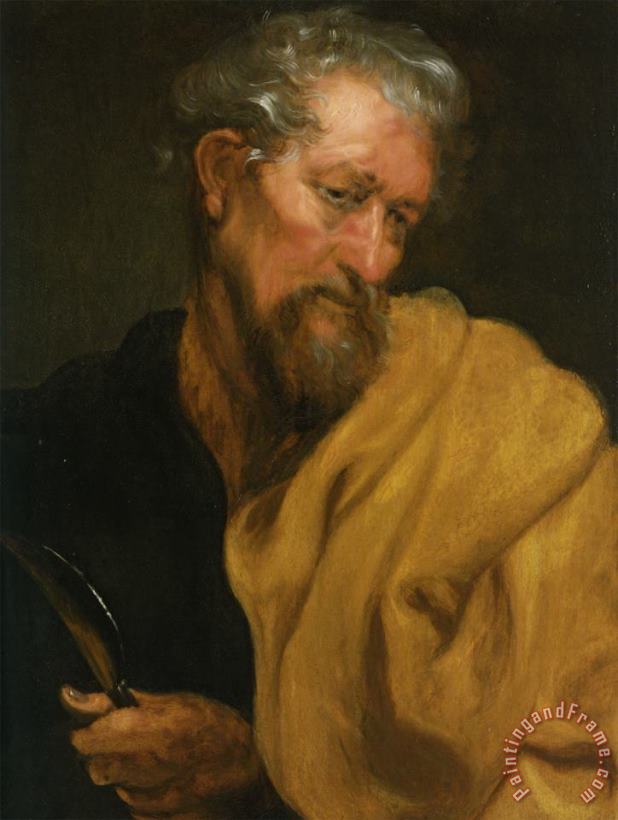 Sir Antony Van Dyck Saint Bartholomew Art Painting
