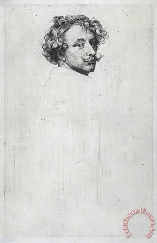 Sir Antony Van Dyck Self Portrait Art Print
