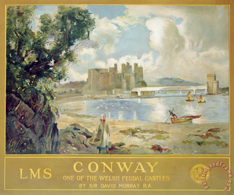 Sir David Murray Conway Castle Art Print