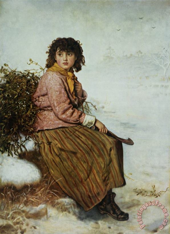 The Mistletoe Gatherer painting - Sir John Everett Millais The Mistletoe Gatherer Art Print