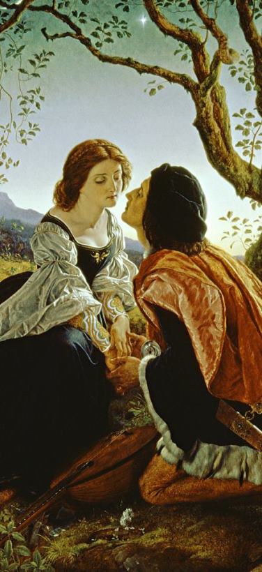 Hesperus the Evening Star Sacred to Lovers painting - Sir Joseph Noel Paton Hesperus the Evening Star Sacred to Lovers Art Print