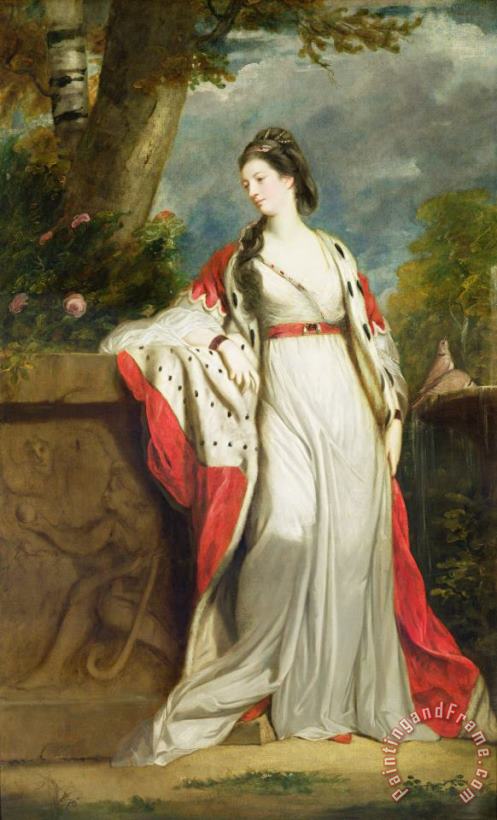 Sir Joshua Reynolds Elizabeth Gunning - Duchess of Hamilton and Duchess of Argyll Art Print