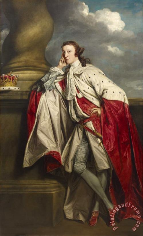 James, 7th Earl of Lauderdale painting - Sir Joshua Reynolds James, 7th Earl of Lauderdale Art Print