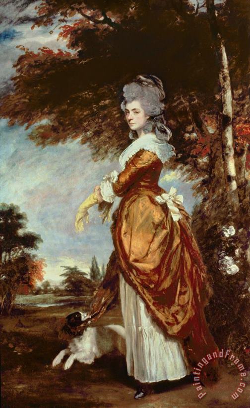 Sir Joshua Reynolds Mary Amelia First Marchioness of Salisbury Art Painting
