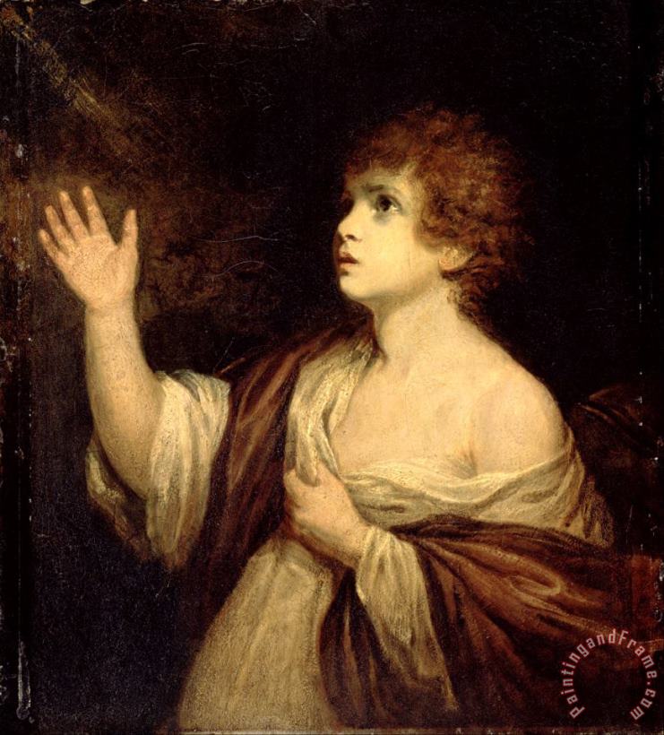 The Calling of Samuel painting - Sir Joshua Reynolds The Calling of Samuel Art Print
