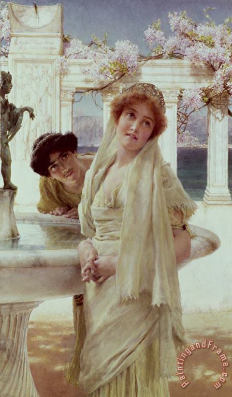 Sir Lawrence Alma-Tadema A Difference of Opinion Art Print