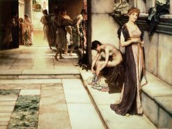 Sir Lawrence Alma-Tadema - An Apodyterium painting