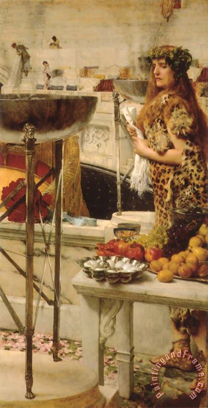Sir Lawrence Alma-Tadema Preparation in The Coliseum Art Painting