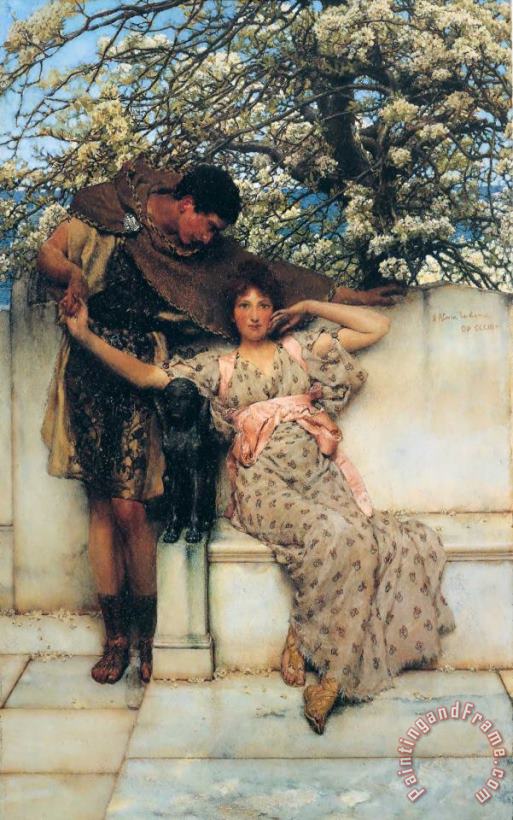 Sir Lawrence Alma-Tadema Promise of Spring Art Painting