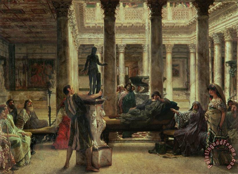 Sir Lawrence Alma-Tadema Roman Art Lover Art Print