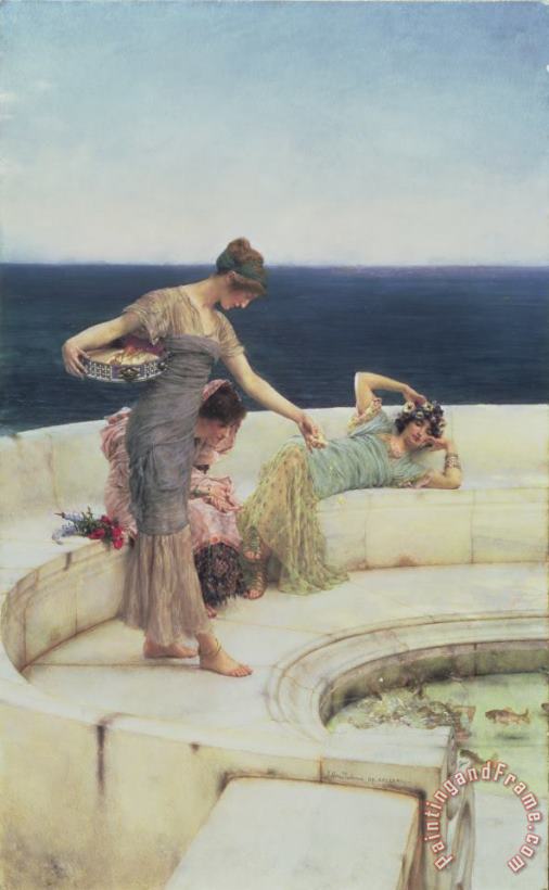 Silver Favourites painting - Sir Lawrence Alma-Tadema Silver Favourites Art Print