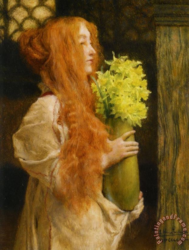 Sir Lawrence Alma-Tadema Spring Flowers Art Painting