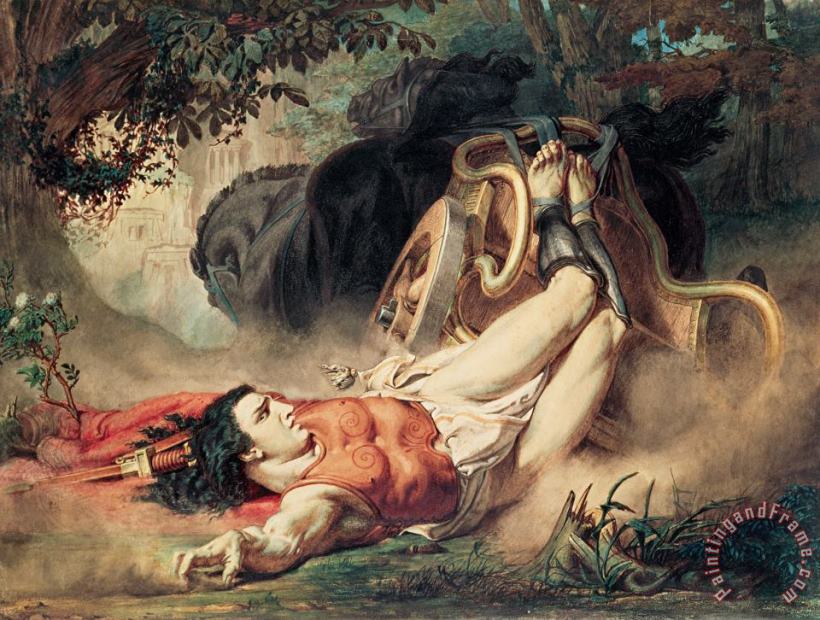 Sir Lawrence Alma-Tadema The Death of Hippolyte Art Print