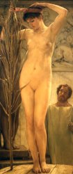Sir Lawrence Alma-Tadema - The Sculptor's Model painting