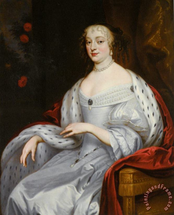 Sir Peter Lely Portrait of Anne Hyde, Duchess of York Art Print
