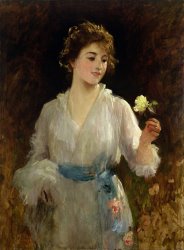 Sir Samuel Luke Fildes The Yellow Rose