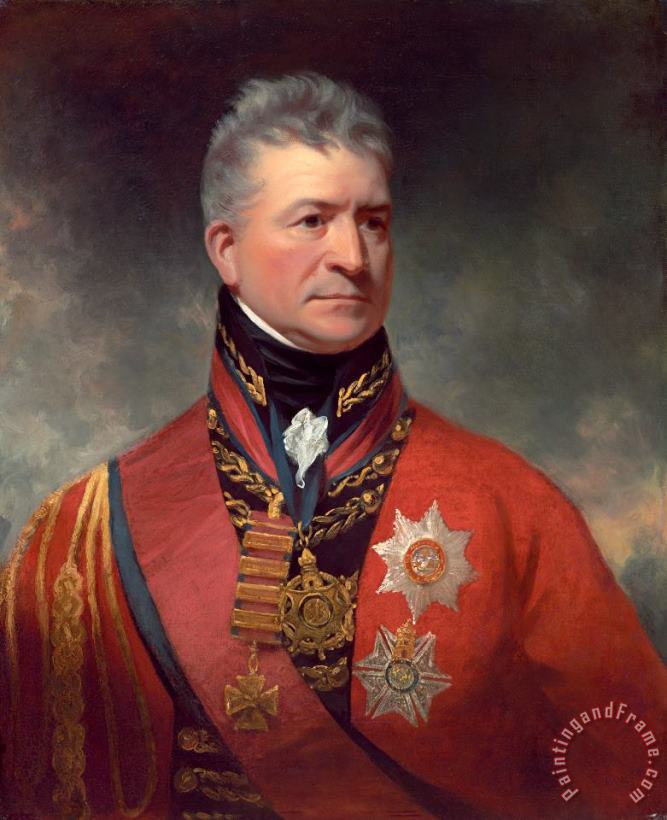 Sir William Beechey Lieutenant General Sir Thomas Picton, 1815 Art Print