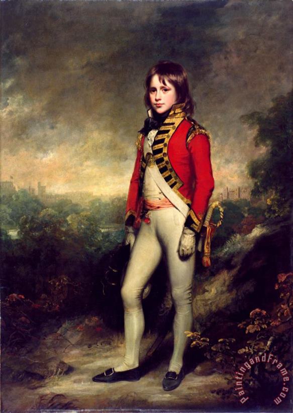 Sir William Beechey Master James Hatch As Marshall's Attendant at The Montem Eton, 1796 Art Painting