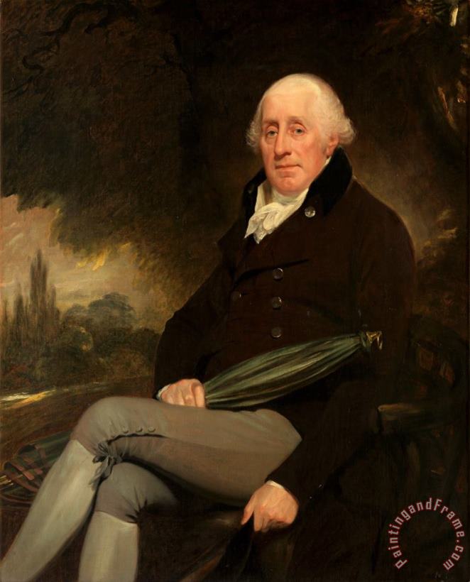 Portrait of a Gentleman, 1795 painting - Sir William Beechey Portrait of a Gentleman, 1795 Art Print