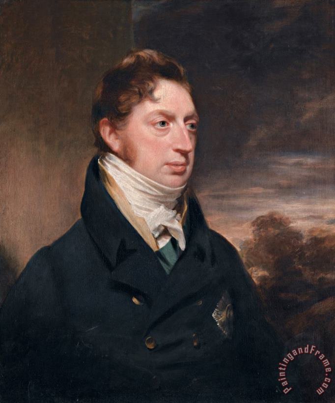 Sir William Beechey Portrait of Charles Brudenell Bruce, 1st Marquess of Ailesbury Art Painting