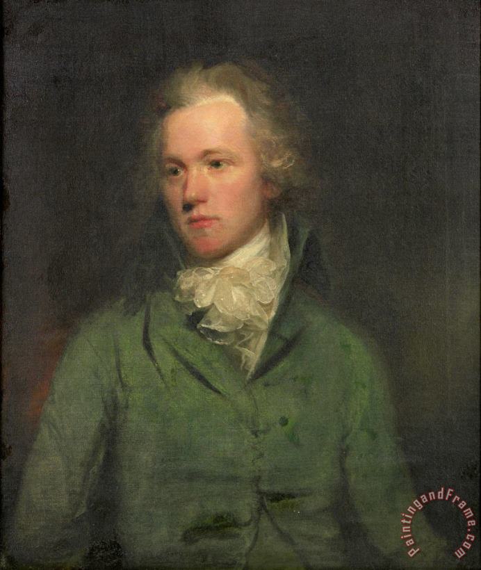 Portrait of John Greenwood painting - Sir William Beechey Portrait of John Greenwood Art Print