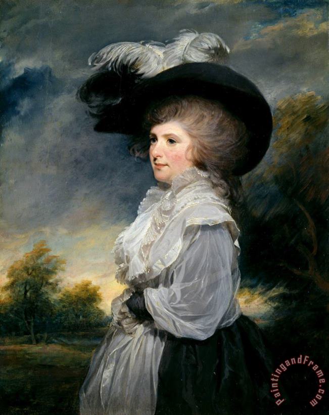 Sir William Beechey Portrait of Mary Constance, 1787 Art Print