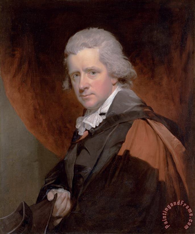 Reverend Dr. Charles Symmons, 1794 painting - Sir William Beechey Reverend Dr. Charles Symmons, 1794 Art Print