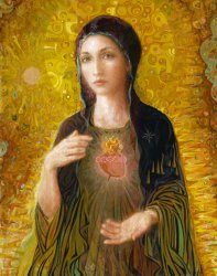 Smith Catholic Art - Immaculate Heart of Mary painting