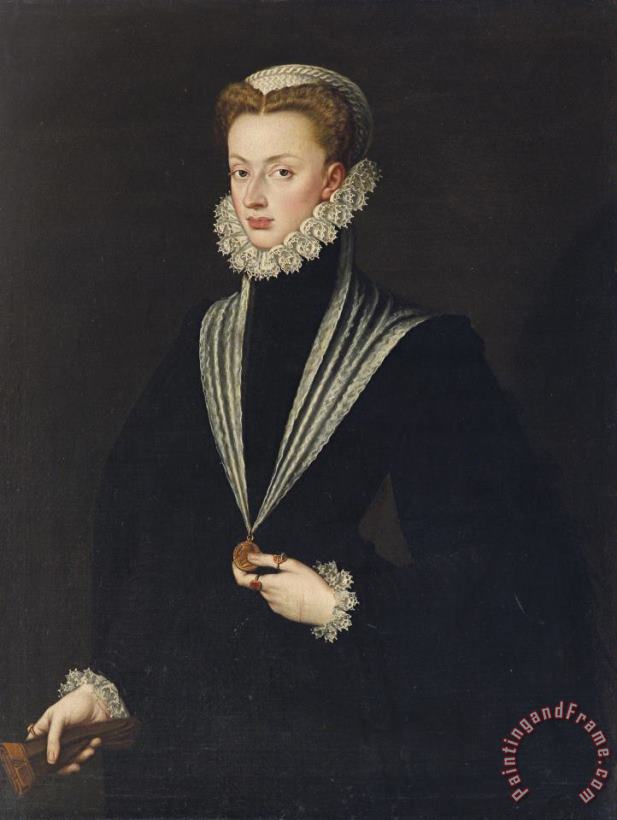 Portrait of Archduchess Johanna of Austria painting - Sofonisba Anguissola Portrait of Archduchess Johanna of Austria Art Print