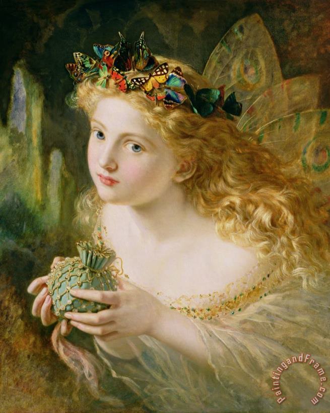 Sophie Anderson Take The Fair Face Of Woman Art Print