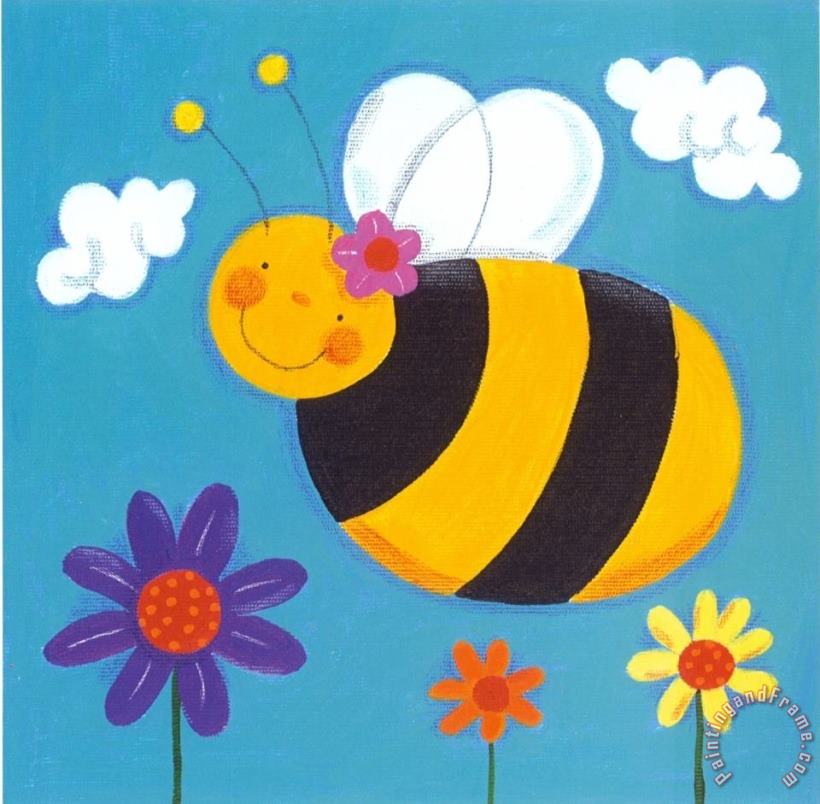 Mini Bugs II painting - Sophie Harding Mini Bugs II Art Print