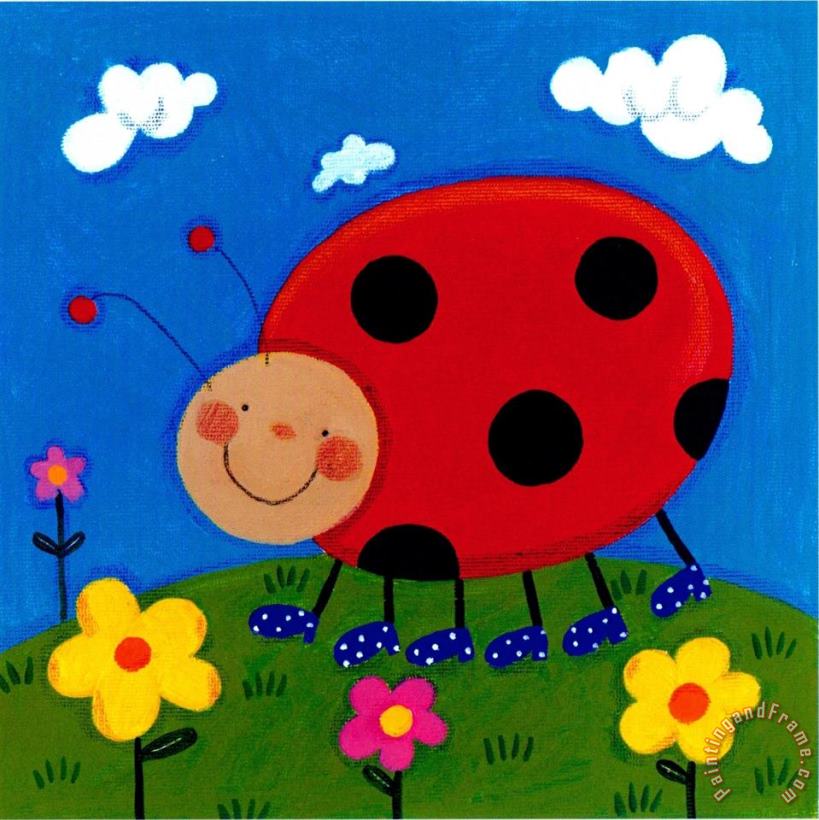 Mini Bugs Iv painting - Sophie Harding Mini Bugs Iv Art Print