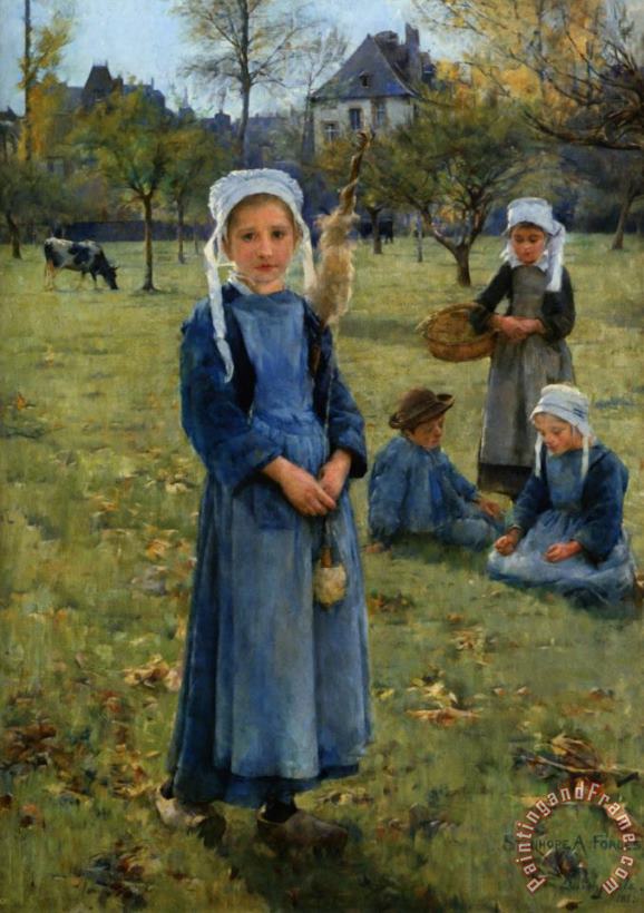Stanhope Alexander Forbes The Orchard Art Painting
