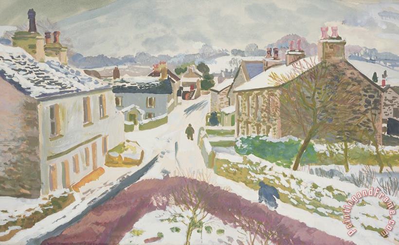 Stephen Harris Barbon In The Snow Art Painting