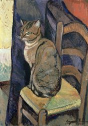 Suzanne Valadon - Study of A Cat painting