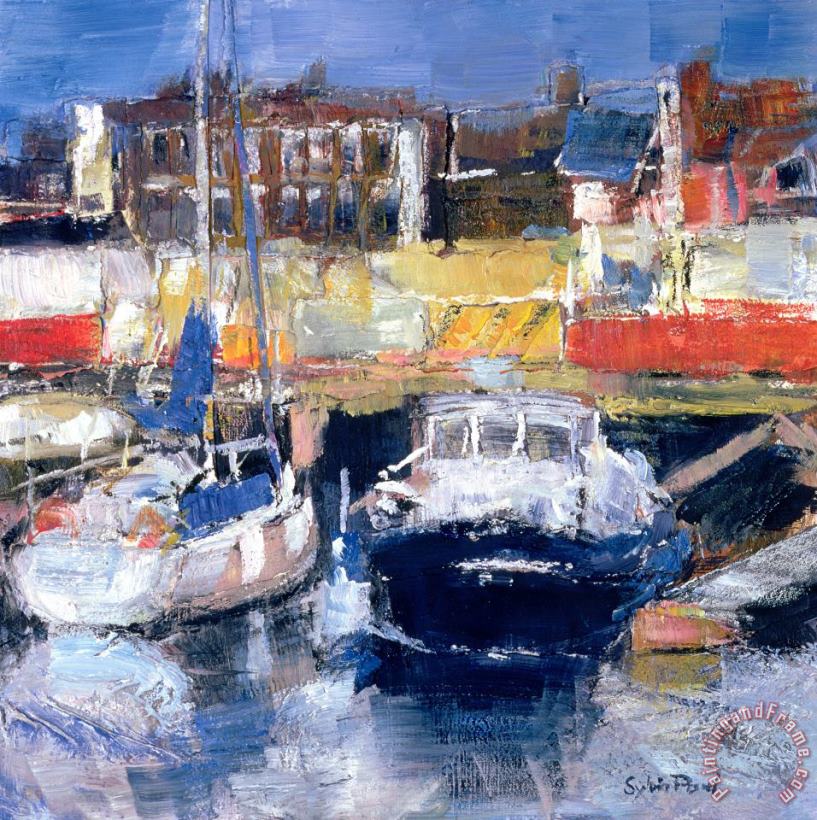Sylvia Paul Lowestoft Harbour View Art Print